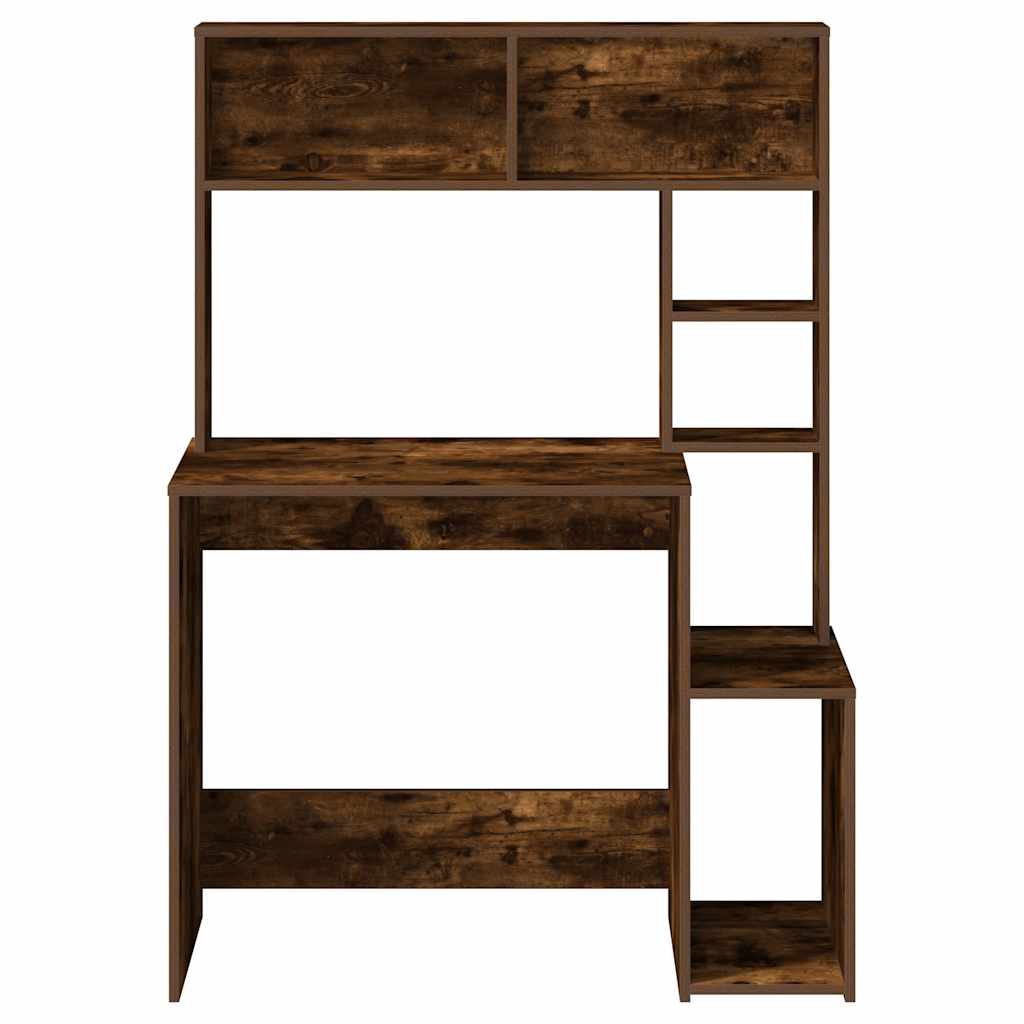 Schreibtisch mit Regal Sonoma-Eiche 100x45x140 cm Holzwerkstoff