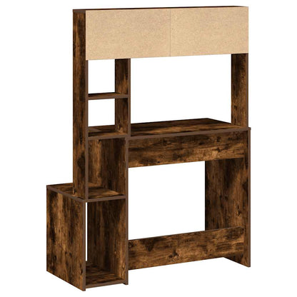 Schreibtisch mit Regal Sonoma-Eiche 100x45x140 cm Holzwerkstoff