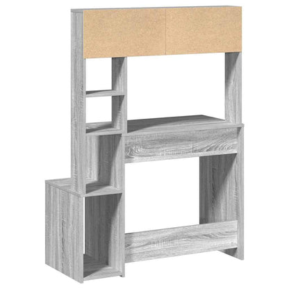 Schreibtisch mit Regal Sonoma-Eiche 100x45x140 cm Holzwerkstoff