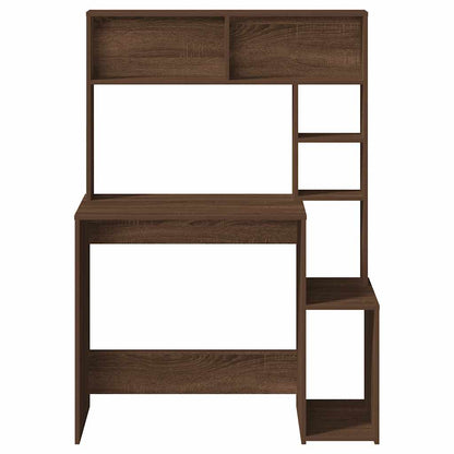 Schreibtisch mit Regal Sonoma-Eiche 100x45x140 cm Holzwerkstoff