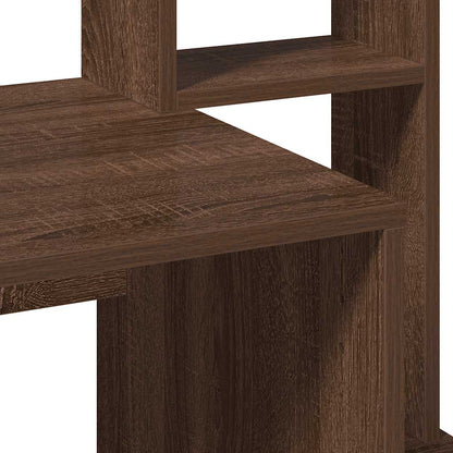 Schreibtisch mit Regal Sonoma-Eiche 100x45x140 cm Holzwerkstoff