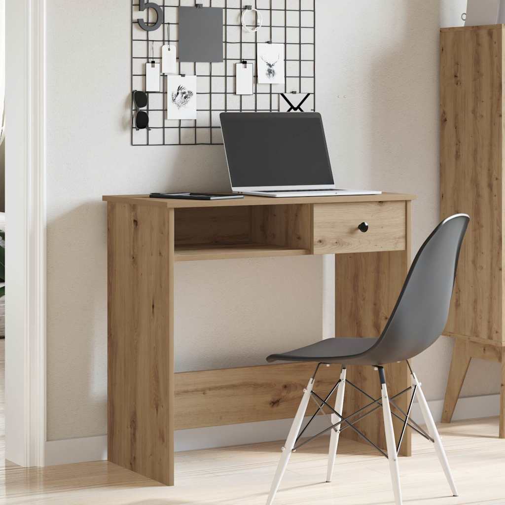 Schreibtisch Sonoma-Eiche 80x40x75 cm Holzwerkstoff