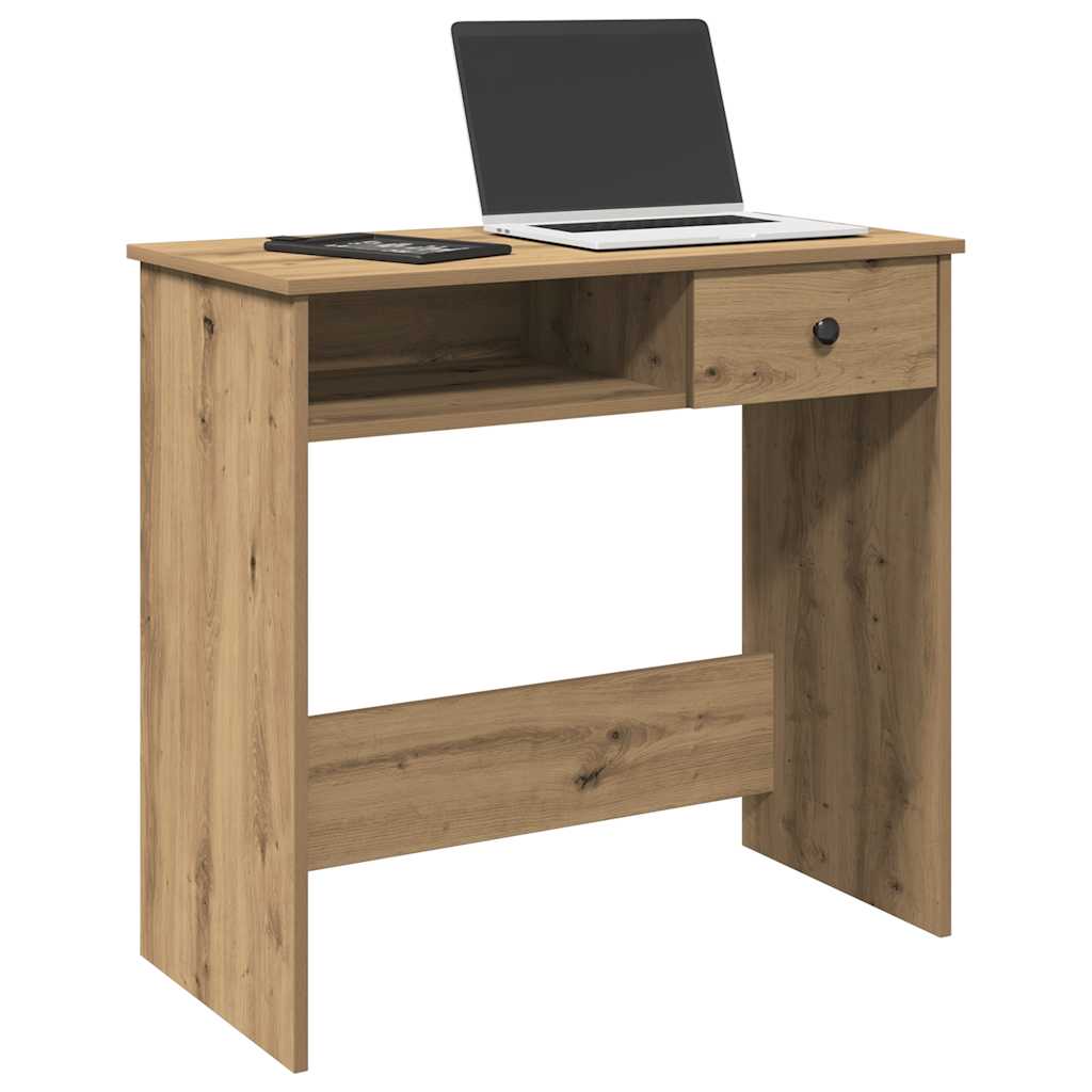 Schreibtisch Sonoma-Eiche 80x40x75 cm Holzwerkstoff