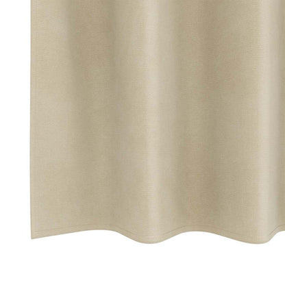 Verdunkelungsvorhänge 2 pcs Schwarz 140 x 140 cm Samt