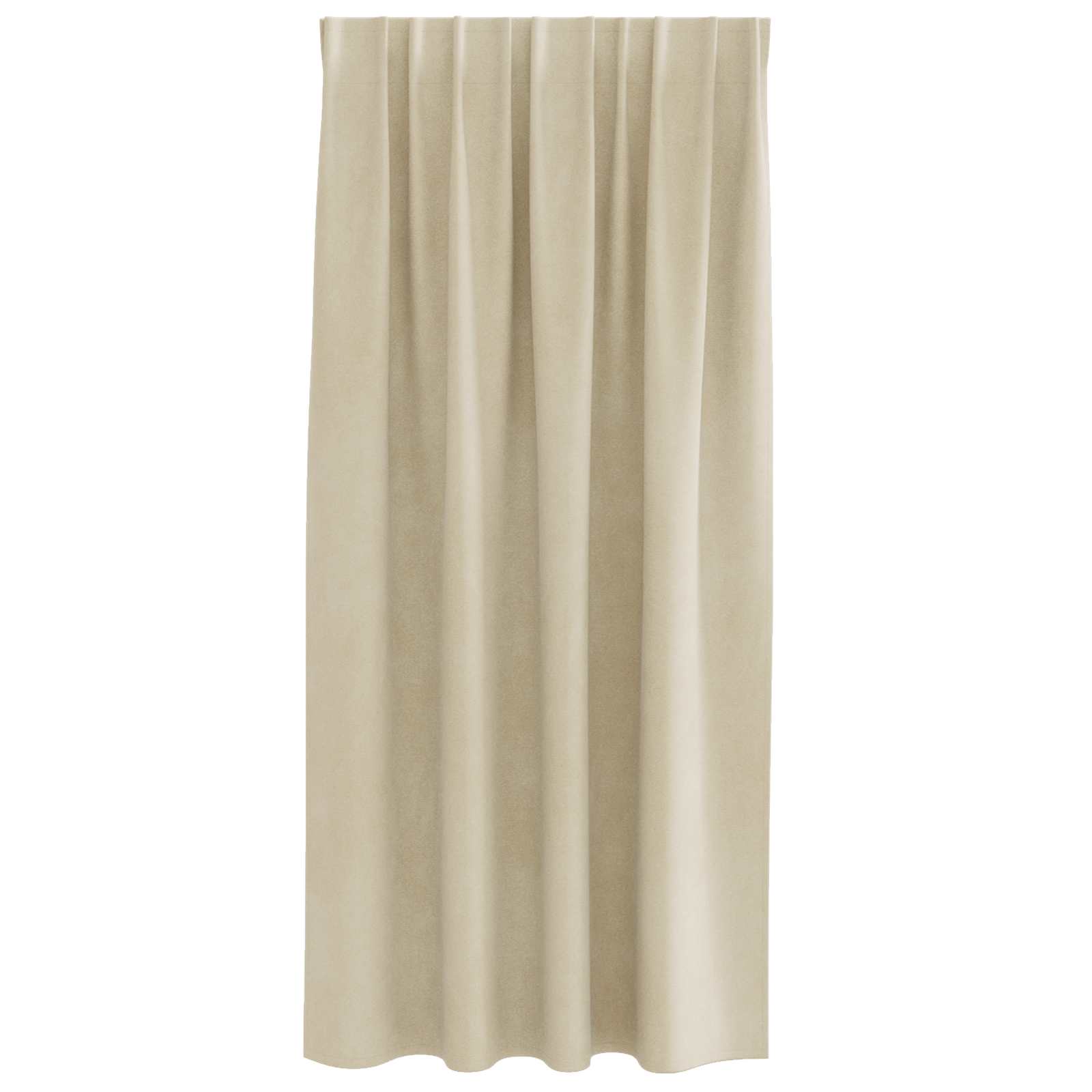 Verdunkelungsvorhänge 2 pcs Schwarz 140 x 175 cm Samt