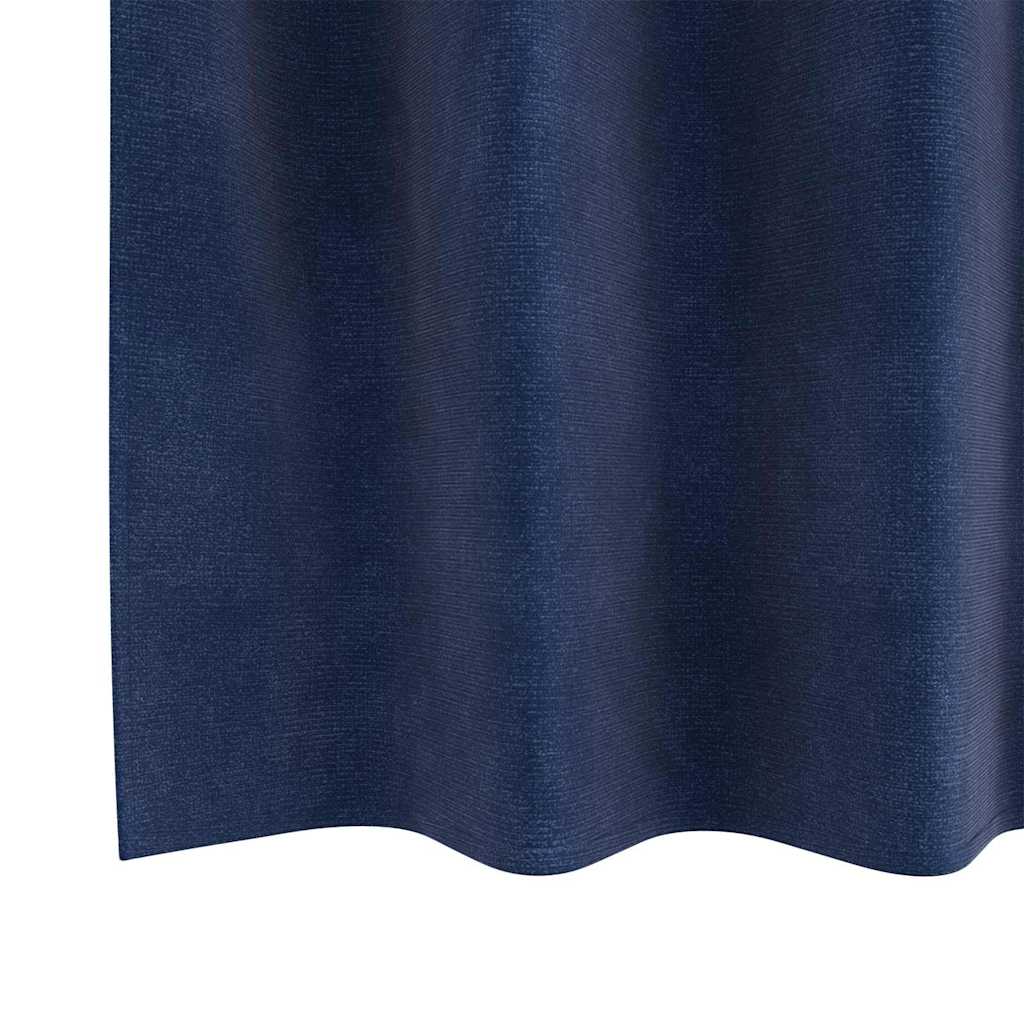 Verdunkelungsvorhänge 2 pcs Schwarz 140 x 140 cm Samt