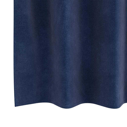 Verdunkelungsvorhänge 2 pcs Schwarz 140 x 140 cm Samt