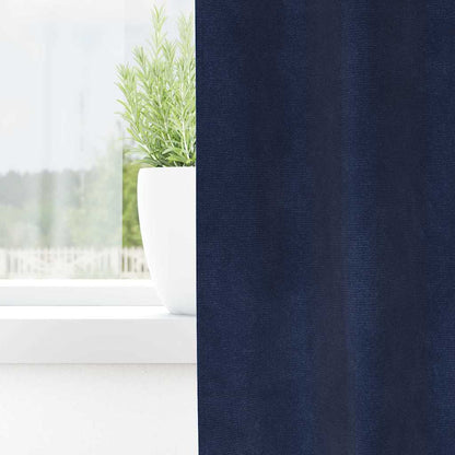 Verdunkelungsvorhänge 2 pcs Schwarz 140 x 140 cm Samt