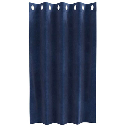 Verdunkelungsvorhänge 2 pcs Schwarz 140 x 140 cm Samt