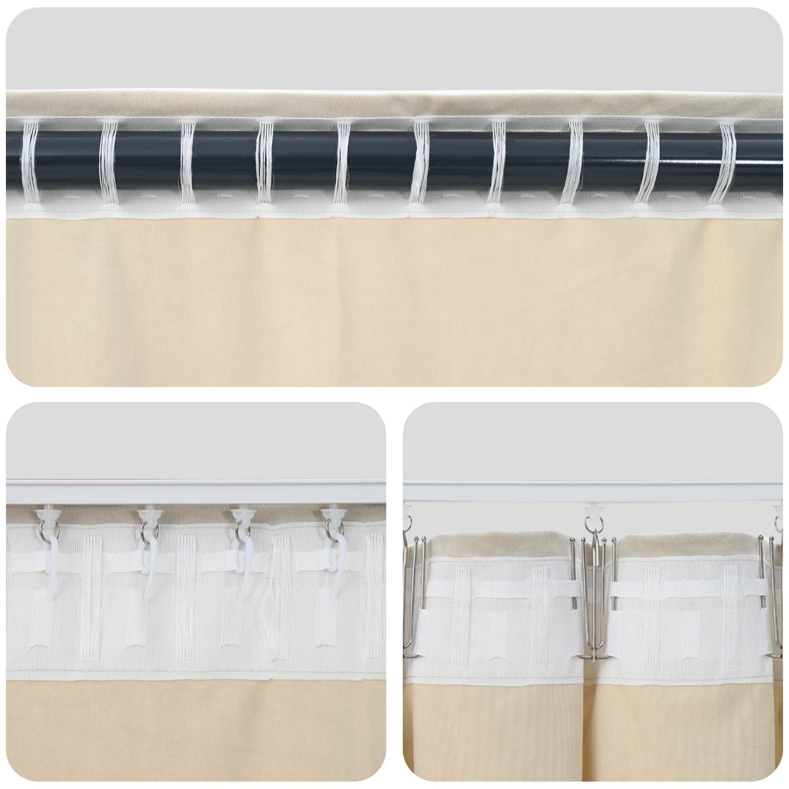 Verdunkelungsvorhänge 2 pcs Dunkelblau 140 x 140 cm Samt