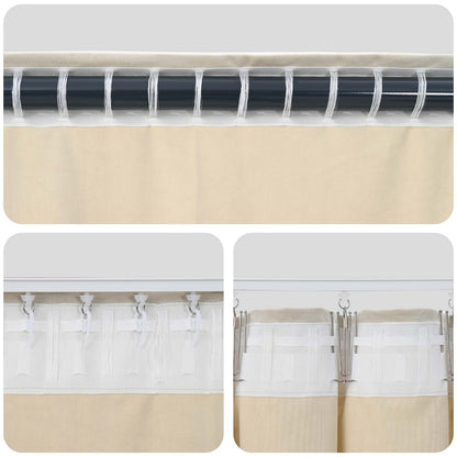Verdunkelungsvorhänge 2 pcs Dunkelblau 140 x 140 cm Samt