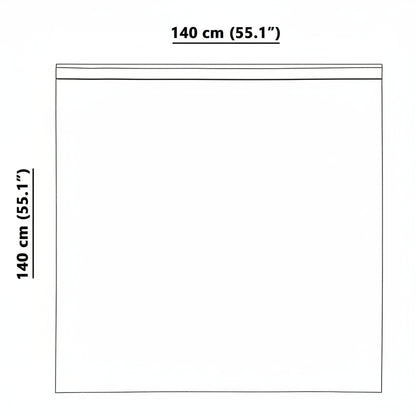 Verdunkelungsvorhänge 2 pcs Dunkelblau 140 x 140 cm Samt