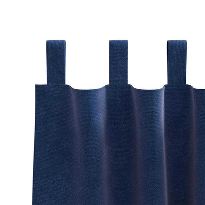 Verdunkelungsvorhänge 2 pcs Schwarz 140 x 140 cm Samt