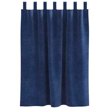 Verdunkelungsvorhänge 2 pcs Schwarz 140 x 140 cm Samt