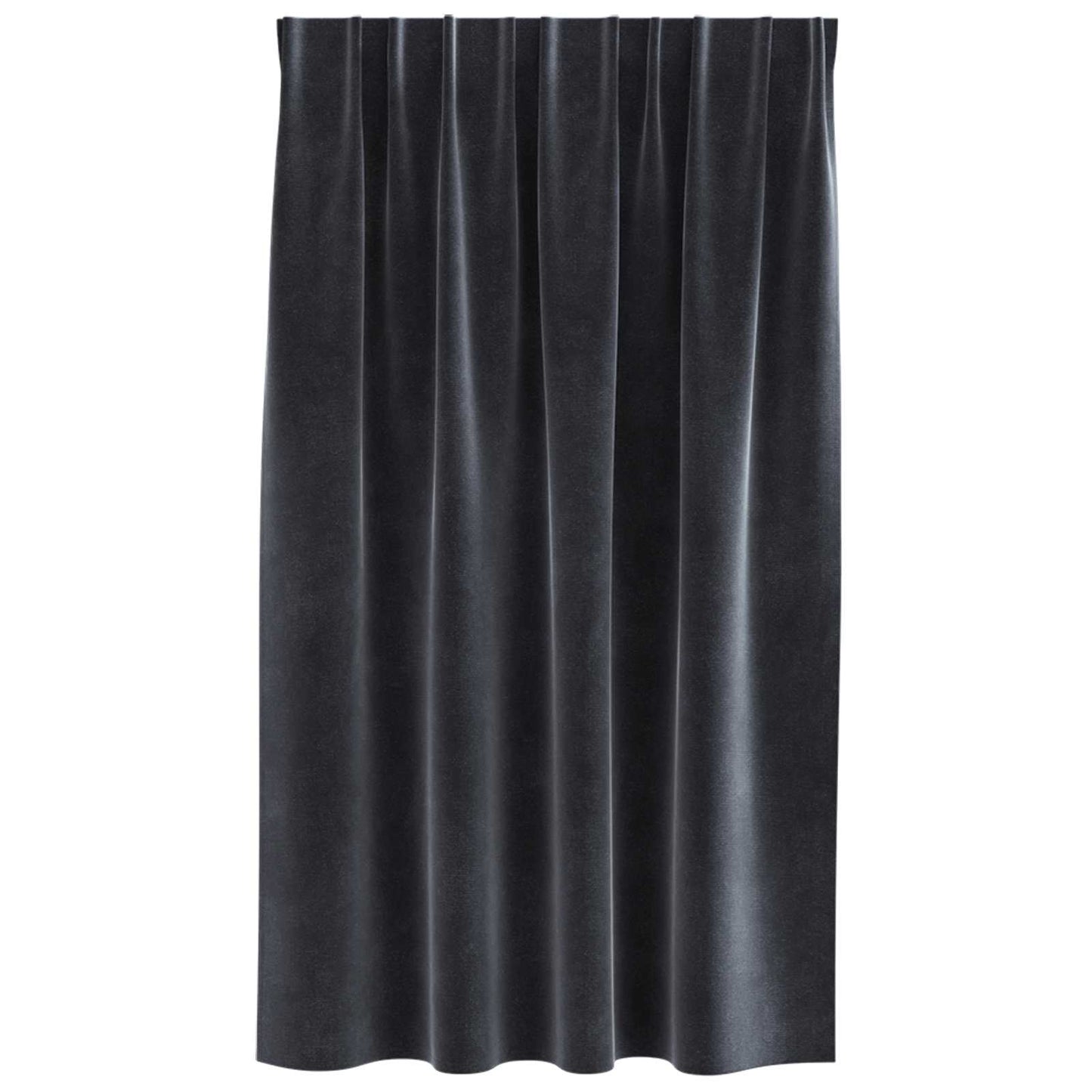 Verdunkelungsvorhänge 2 pcs Dunkelblau 140 x 140 cm Samt