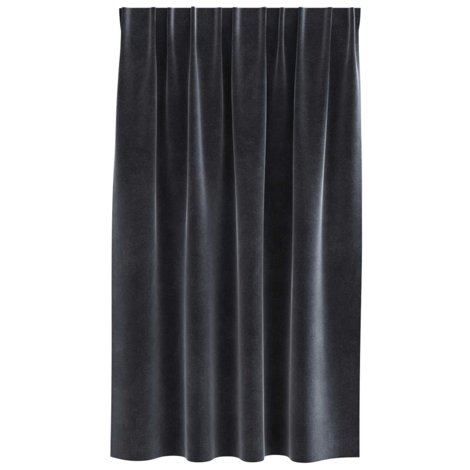 Verdunkelungsvorhänge 2 pcs Dunkelblau 140 x 140 cm Samt