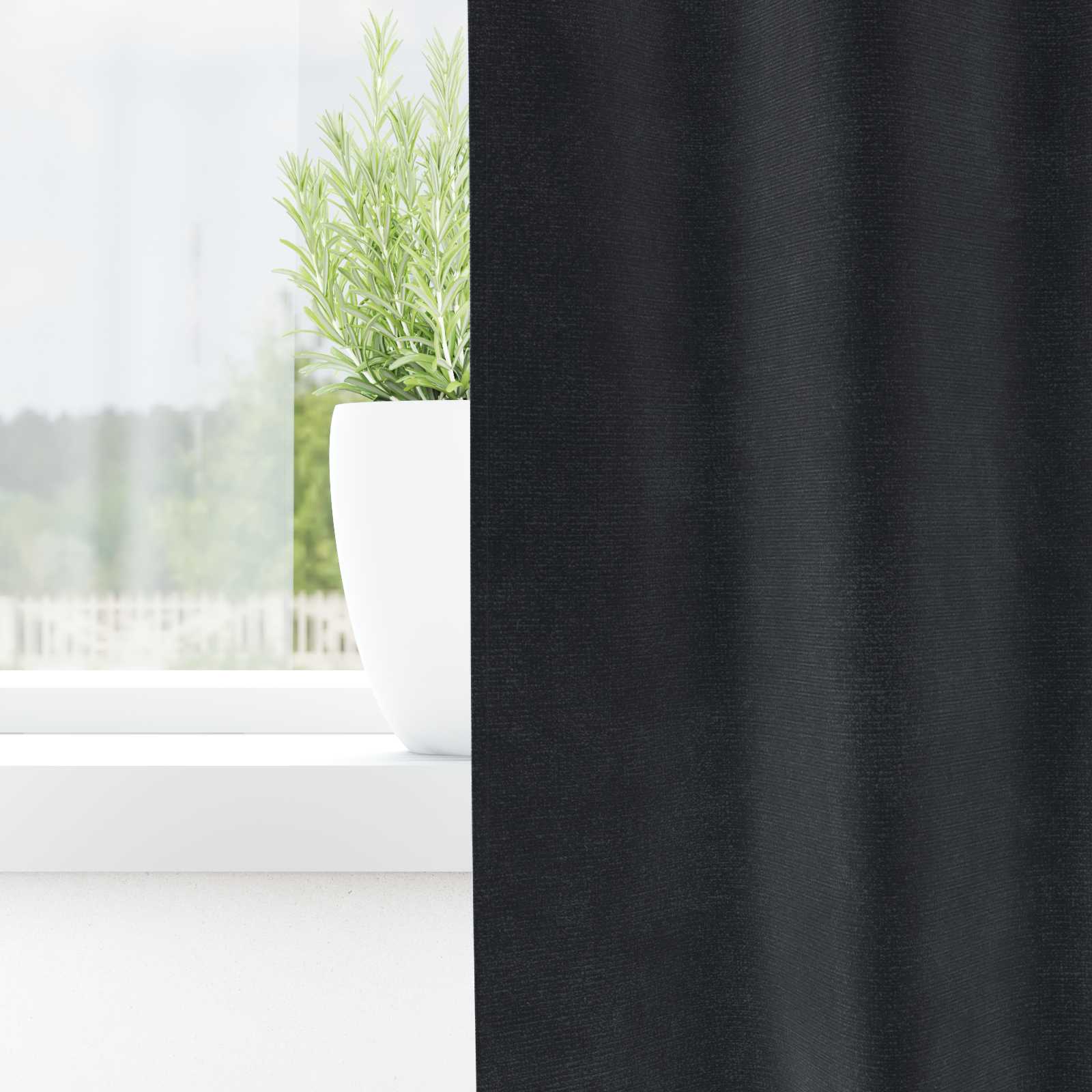 Verdunkelungsvorhänge 2 pcs Schwarz 140 x 175 cm Samt