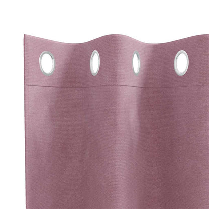 Verdunkelungsvorhänge 2 pcs Schwarz 140 x 140 cm Samt