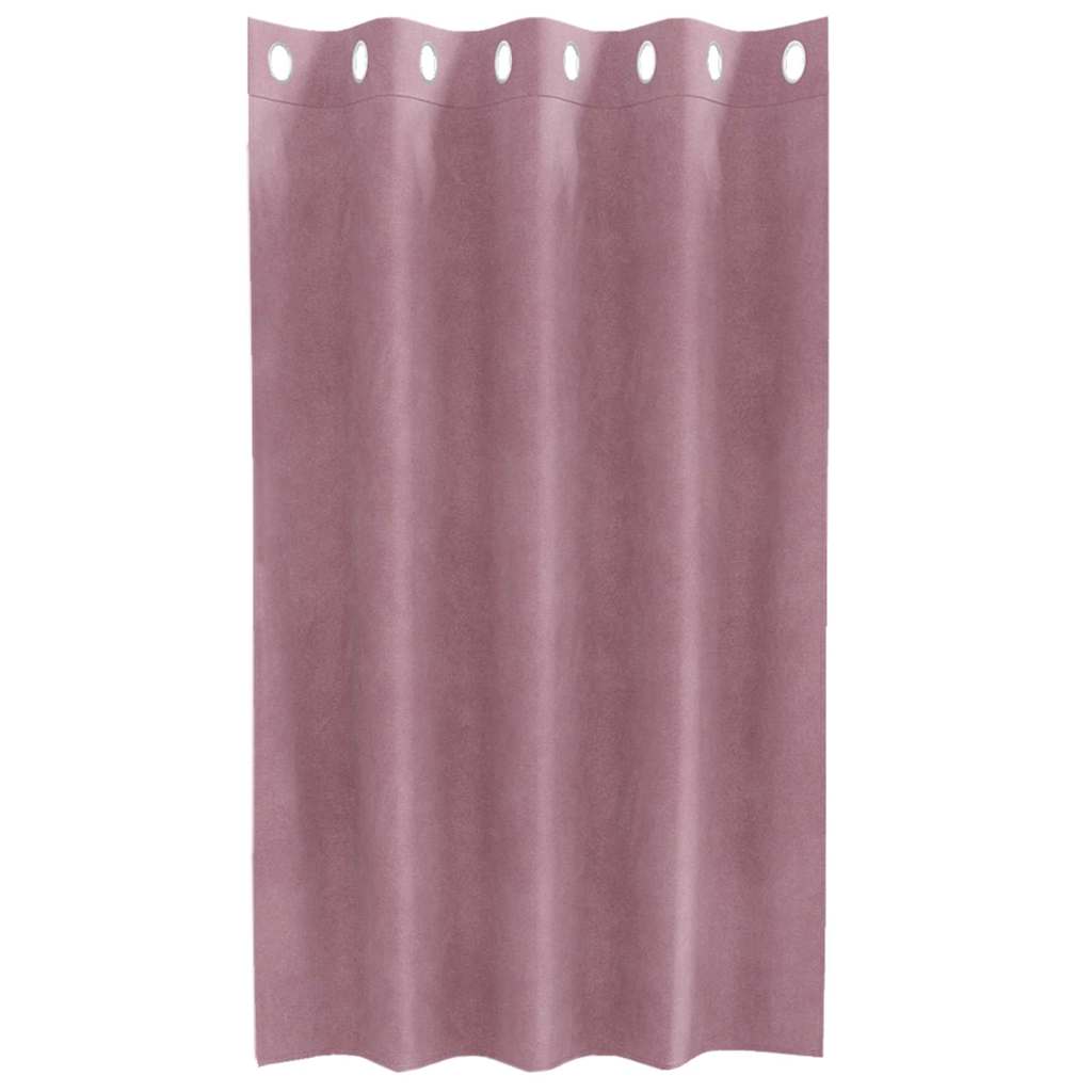 Verdunkelungsvorhänge 2 pcs Schwarz 140 x 140 cm Samt