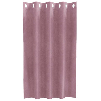 Verdunkelungsvorhänge 2 pcs Schwarz 140 x 140 cm Samt
