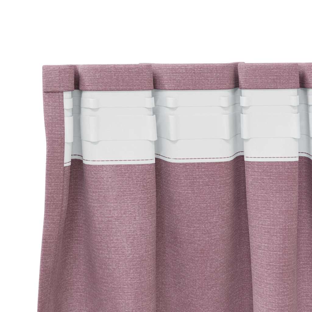 Verdunkelungsvorhänge 2 pcs Dunkelblau 140 x 140 cm Samt