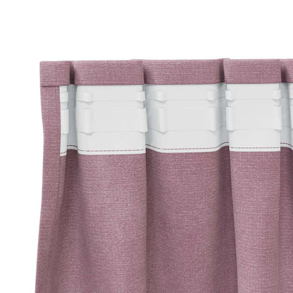 Verdunkelungsvorhänge 2 pcs Dunkelblau 140 x 140 cm Samt