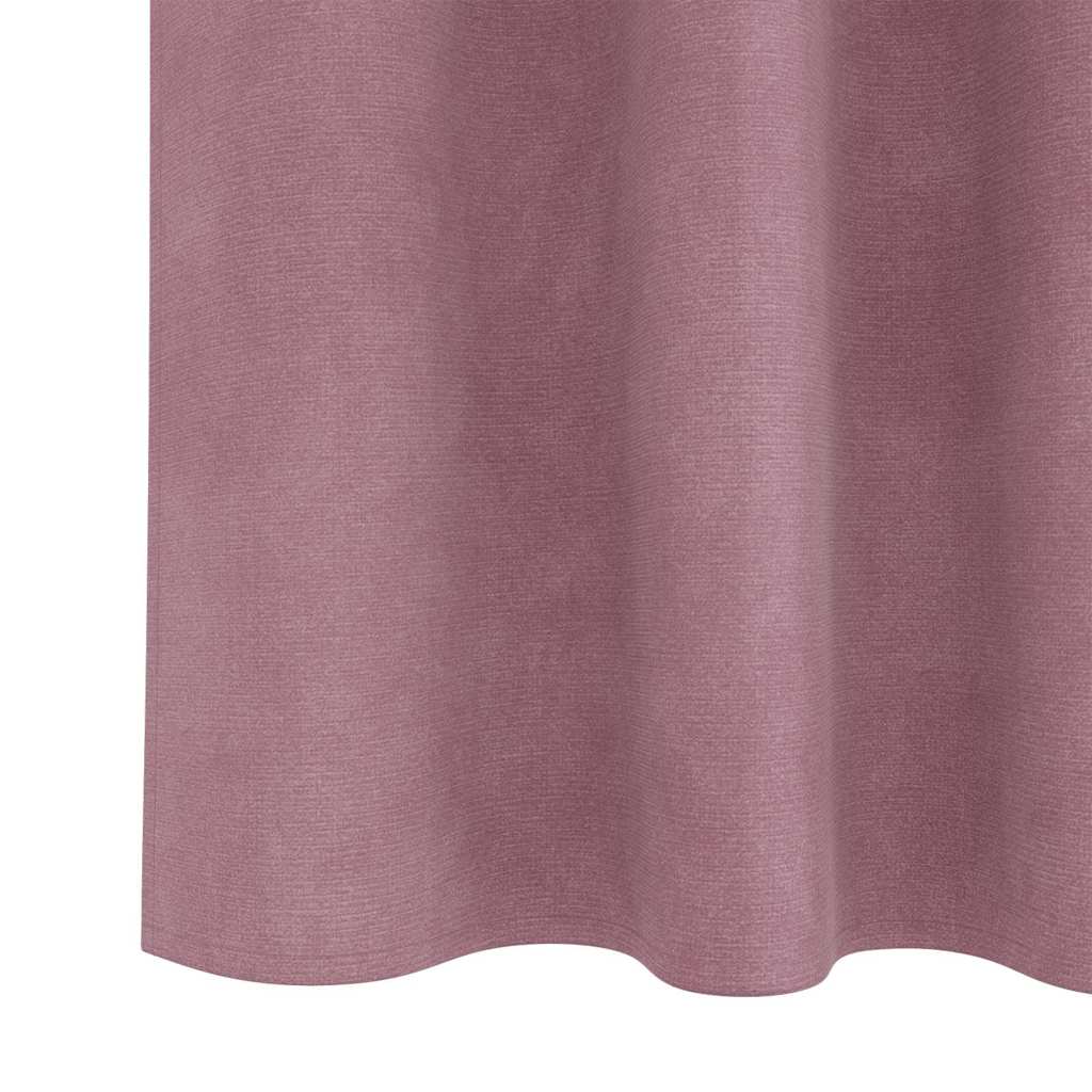 Verdunkelungsvorhänge 2 pcs Dunkelblau 140 x 140 cm Samt