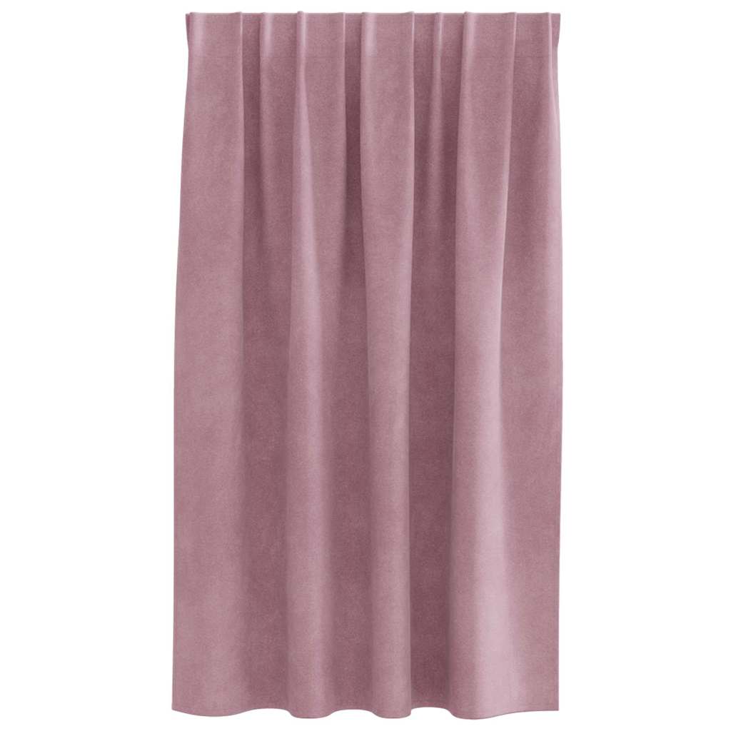 Verdunkelungsvorhänge 2 pcs Dunkelblau 140 x 140 cm Samt