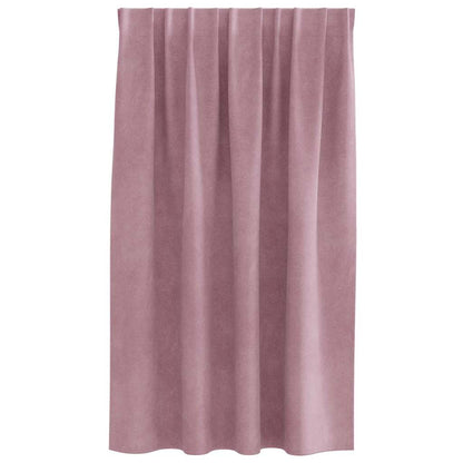 Verdunkelungsvorhänge 2 pcs Dunkelblau 140 x 140 cm Samt