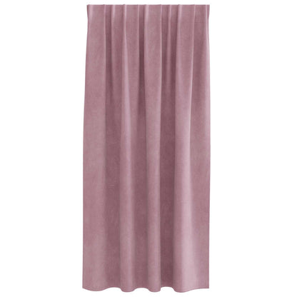 Verdunkelungsvorhänge 2 pcs Schwarz 140 x 175 cm Samt