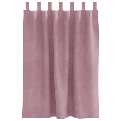 Verdunkelungsvorhänge 2 pcs Schwarz 140 x 140 cm Samt