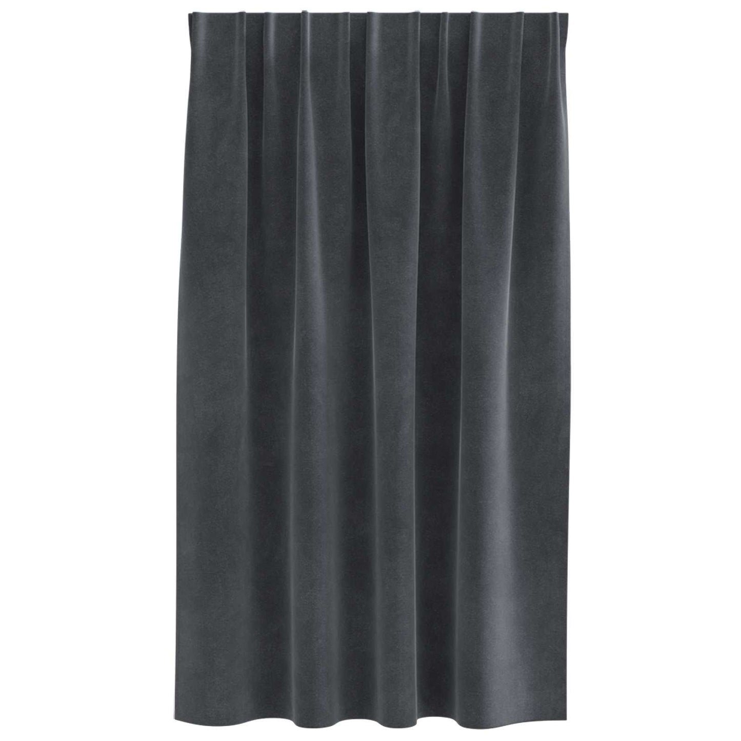 Verdunkelungsvorhänge 2 pcs Dunkelblau 140 x 140 cm Samt