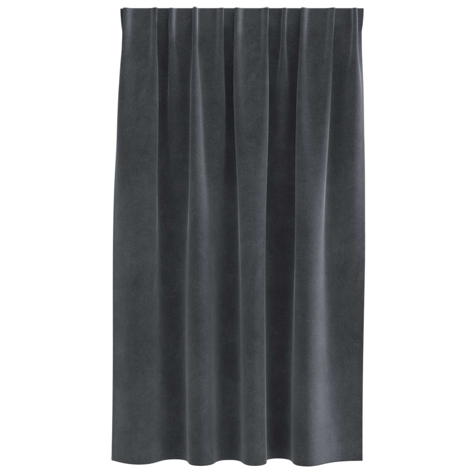 Verdunkelungsvorhänge 2 pcs Dunkelblau 140 x 140 cm Samt