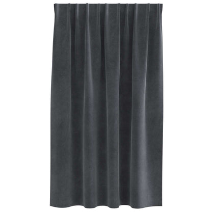 Verdunkelungsvorhänge 2 pcs Dunkelblau 140 x 140 cm Samt