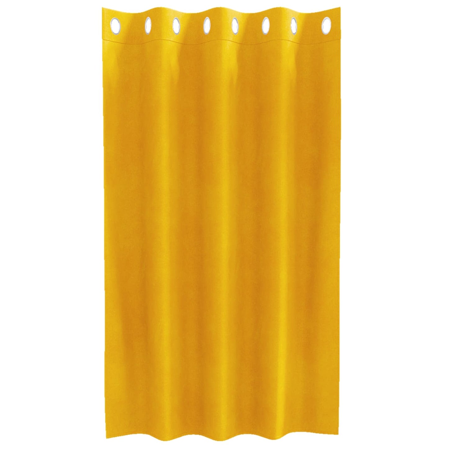 Verdunkelungsvorhänge 2 pcs Schwarz 140 x 140 cm Samt