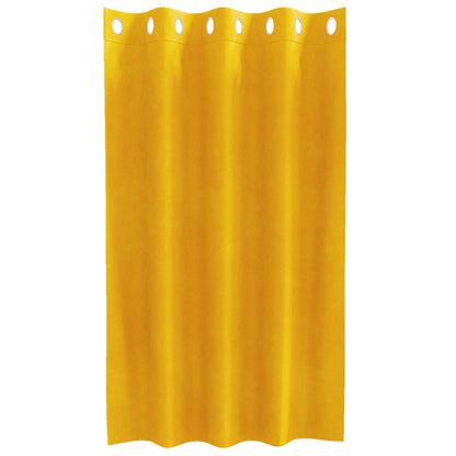 Verdunkelungsvorhänge 2 pcs Schwarz 140 x 140 cm Samt