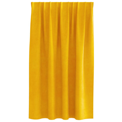 Verdunkelungsvorhänge 2 pcs Dunkelblau 140 x 140 cm Samt