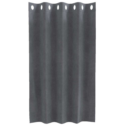 Verdunkelungsvorhänge 2 pcs Schwarz 140 x 140 cm Samt
