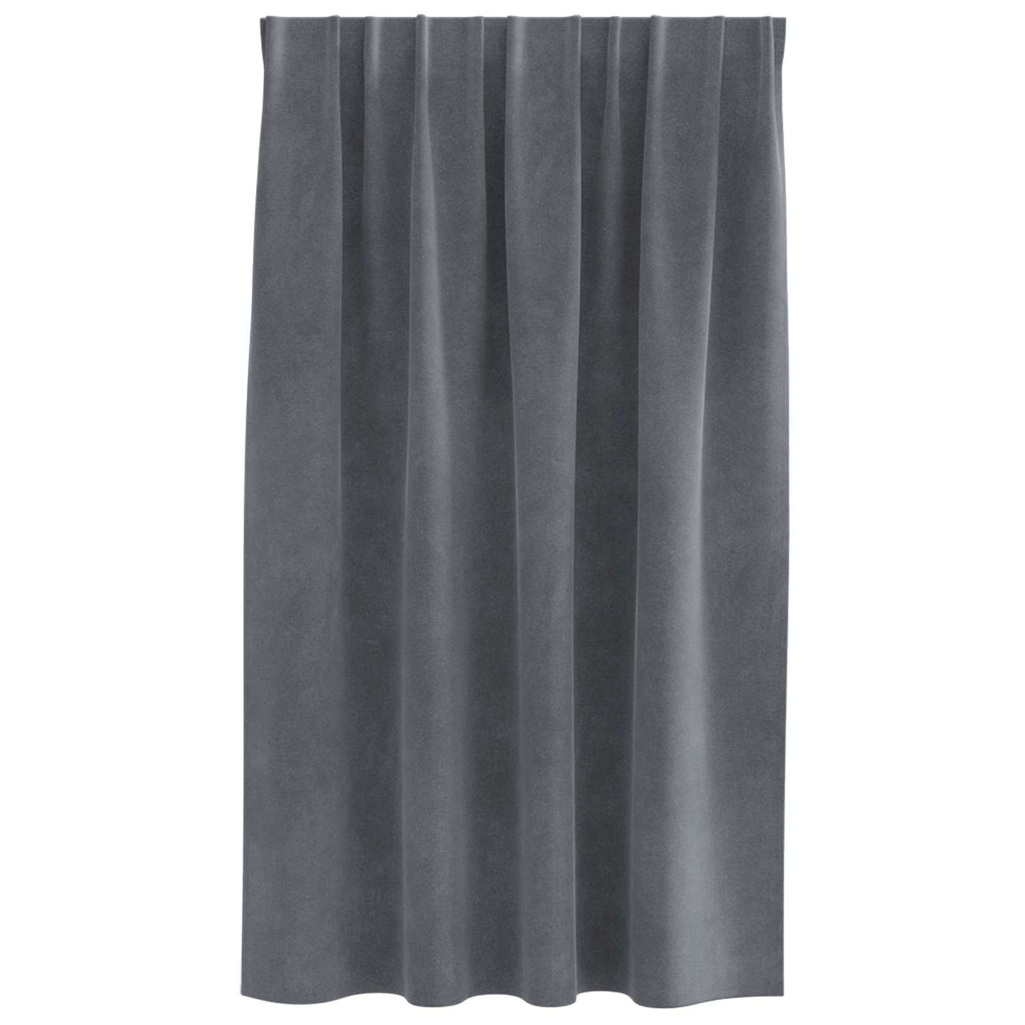 Verdunkelungsvorhänge 2 pcs Dunkelblau 140 x 140 cm Samt