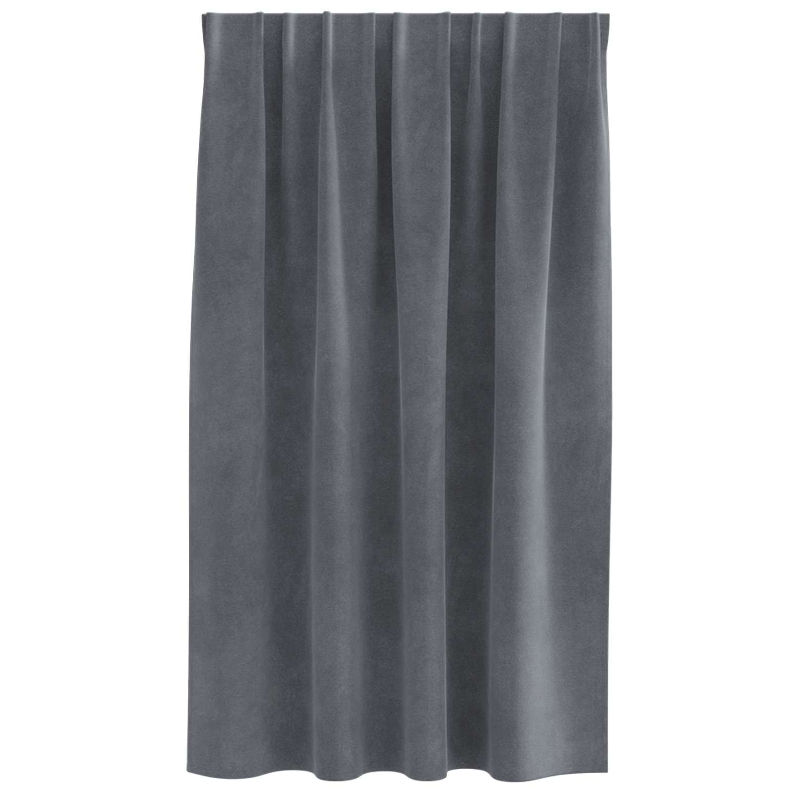 Verdunkelungsvorhänge 2 pcs Dunkelblau 140 x 140 cm Samt