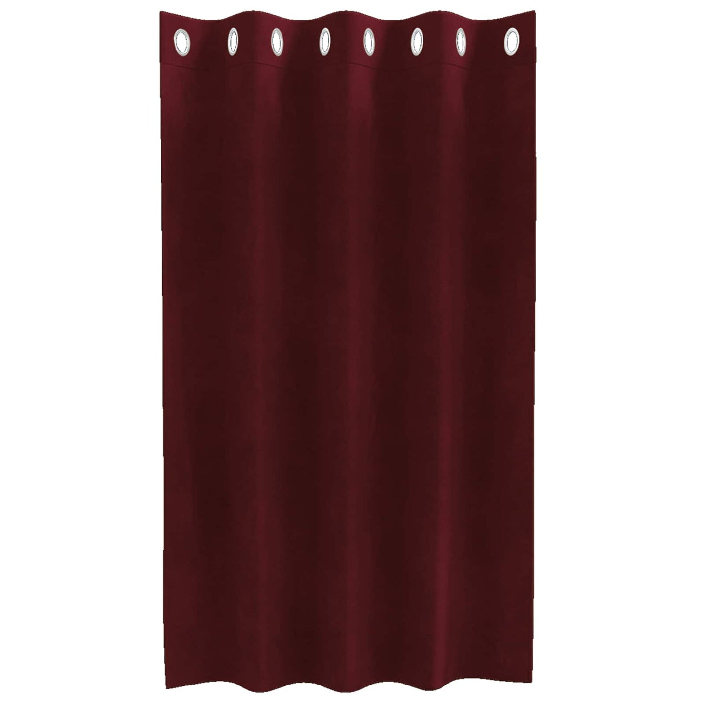 Verdunkelungsvorhänge 2 pcs Schwarz 140 x 140 cm Samt