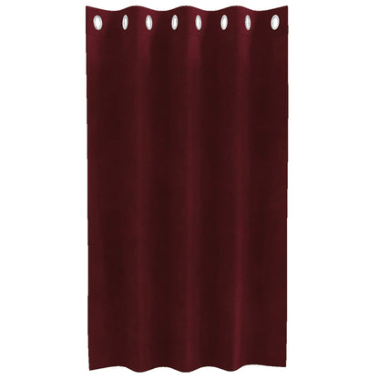 Verdunkelungsvorhänge 2 pcs Schwarz 140 x 140 cm Samt