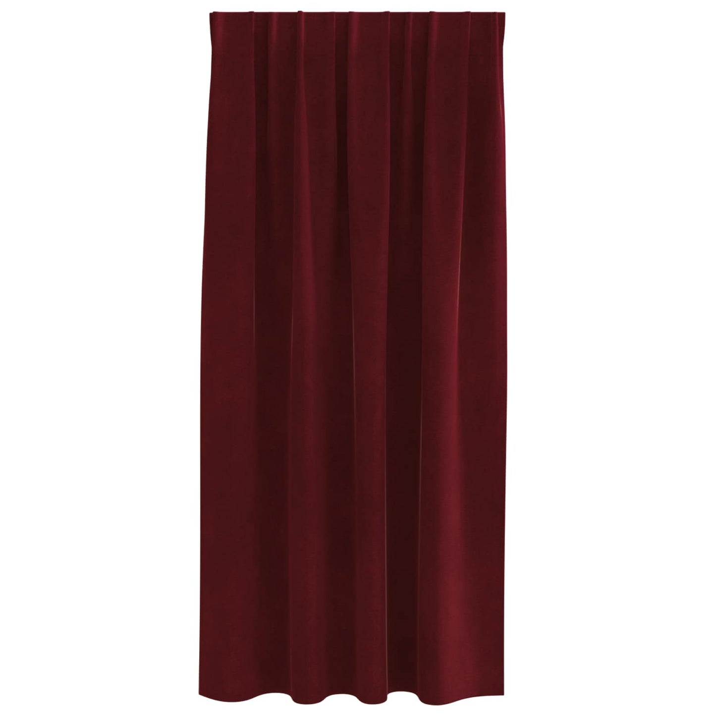Verdunkelungsvorhänge 2 pcs Schwarz 140 x 175 cm Samt