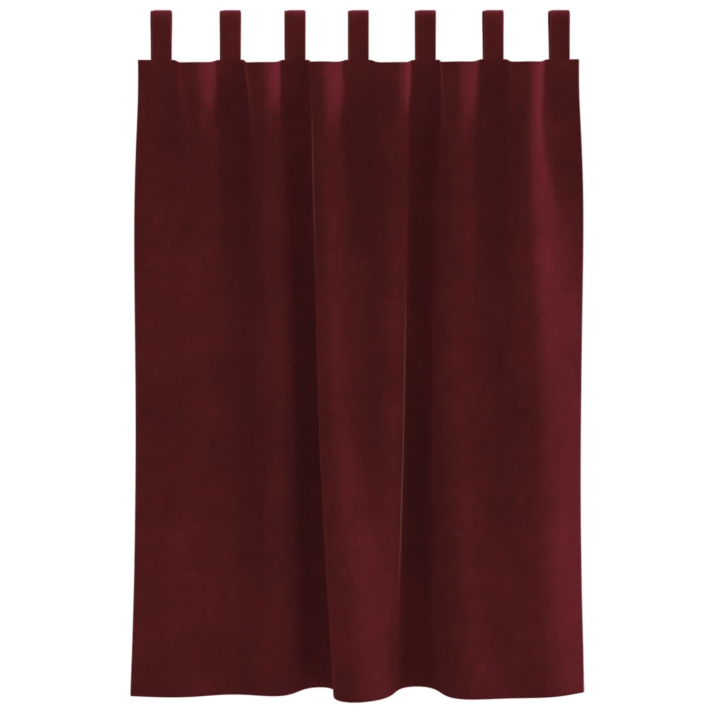Verdunkelungsvorhänge 2 pcs Schwarz 140 x 140 cm Samt