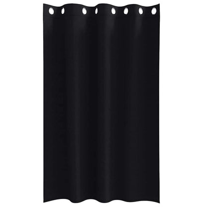 Verdunkelungs-Vorhänge mit Ringen 2 pcs Beige 175 x 140 cm