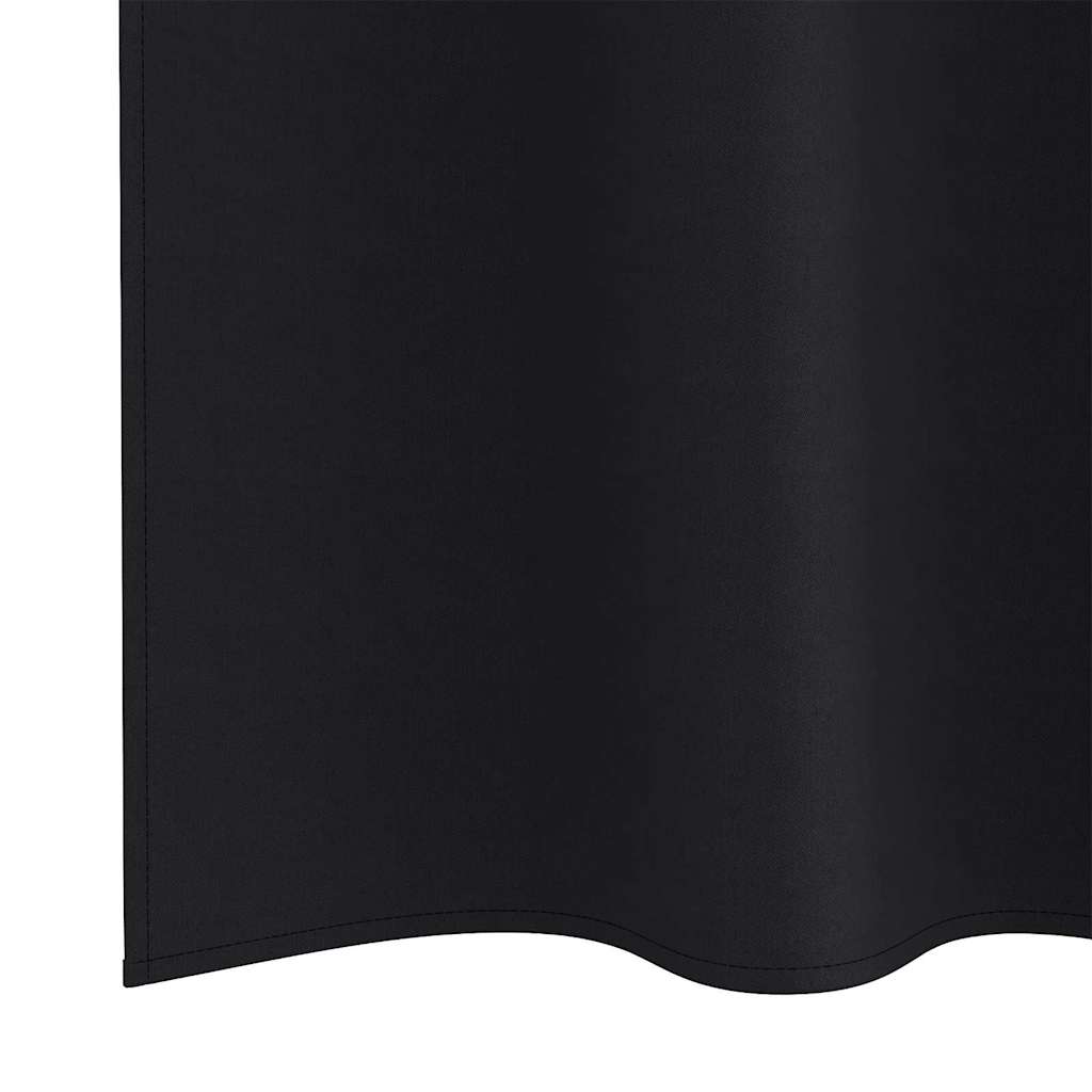 Verdunkelungs-Vorhänge mit Ringen 2 pcs Beige 225 x 140 cm