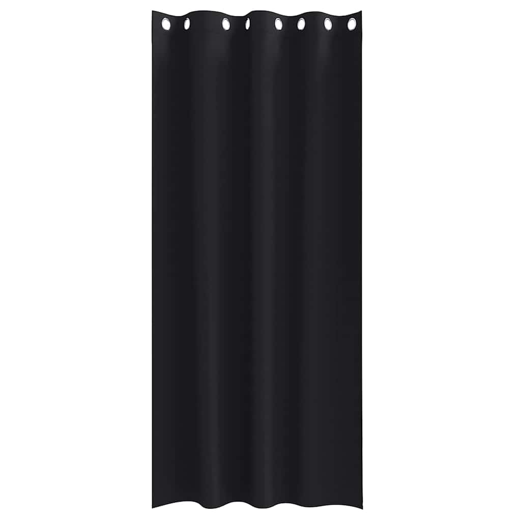 Verdunkelungs-Vorhänge mit Ringen 2 pcs Beige 225 x 140 cm