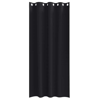 Verdunkelungs-Vorhänge mit Ringen 2 pcs Beige 225 x 140 cm