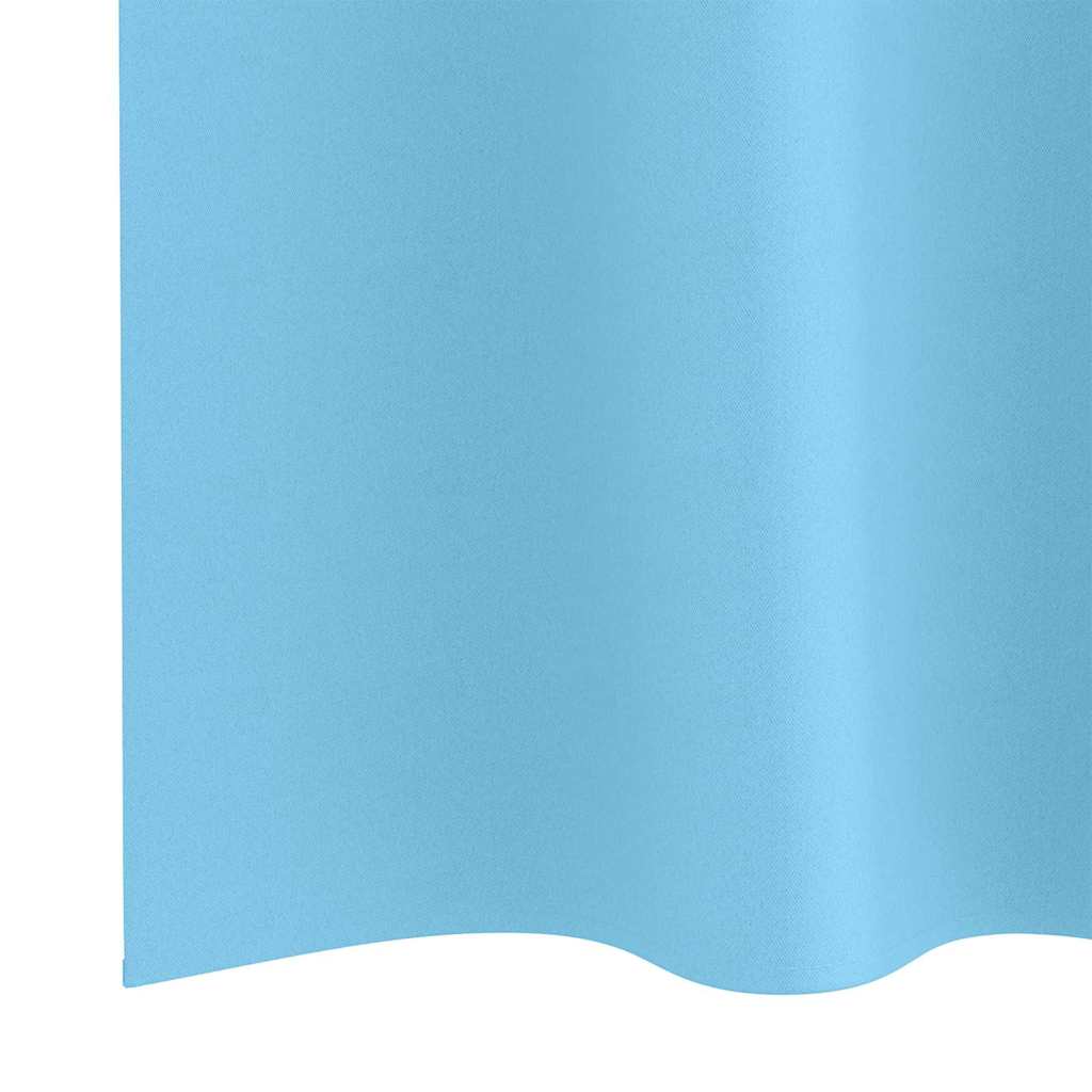 Verdunkelungs-Vorhänge mit Ringen 2 pcs Beige 140 x 140 cm