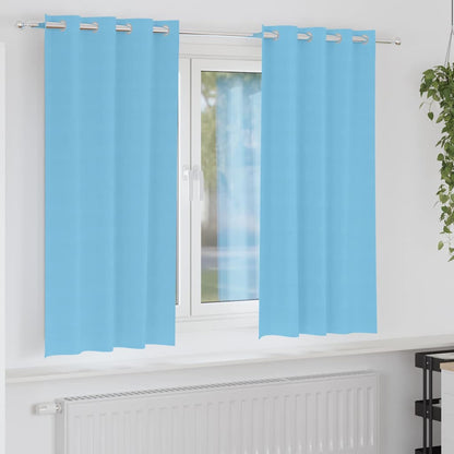 Verdunkelungs-Vorhänge mit Ringen 2 pcs Beige 175 x 140 cm